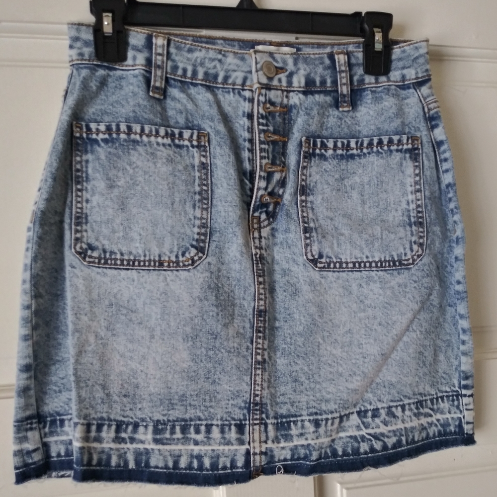 SO Mini Blue Denim Jeans Women's Skirt Size 9